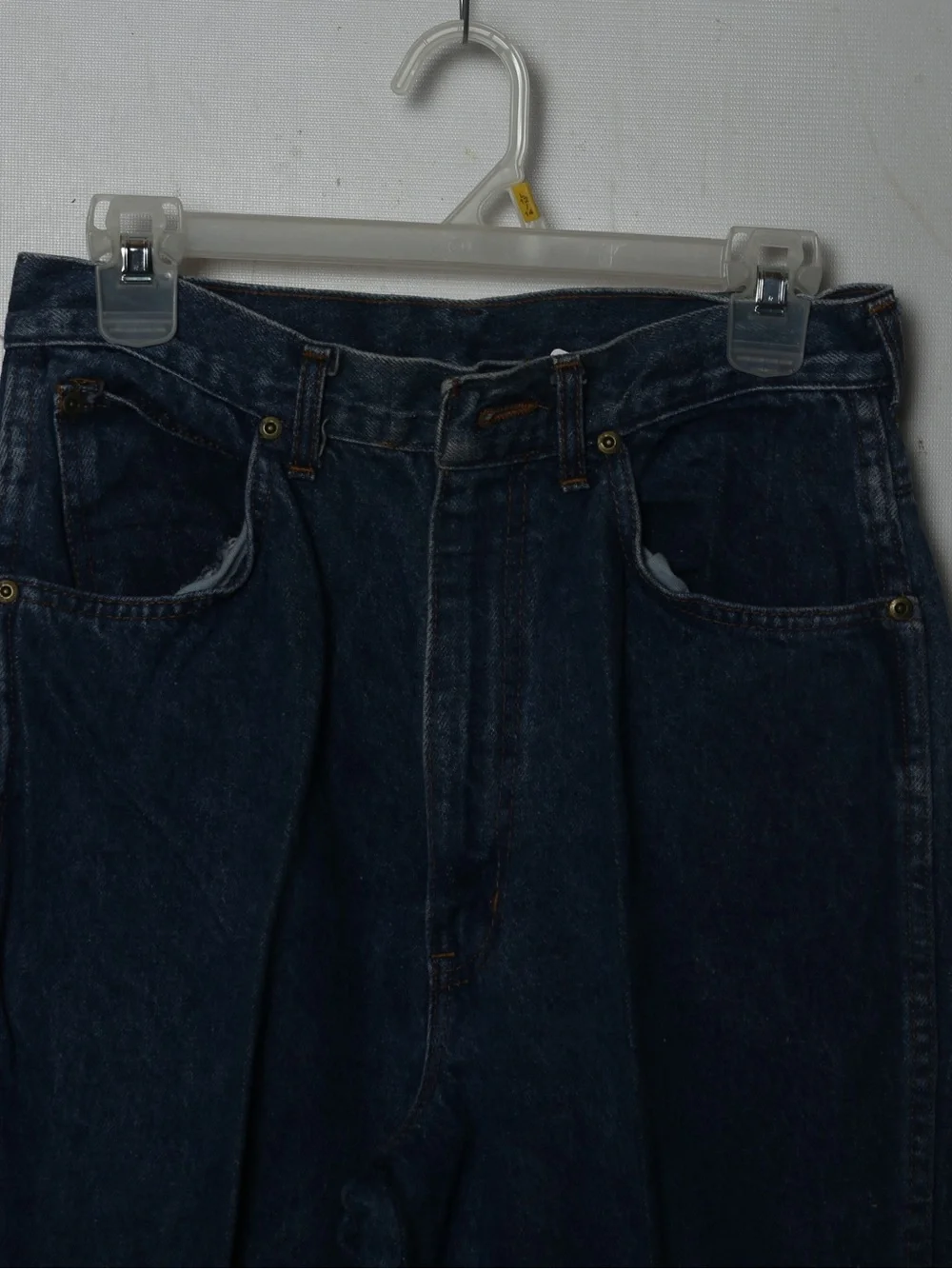 chic Men's Dark Indigo Slim Straight Jeans